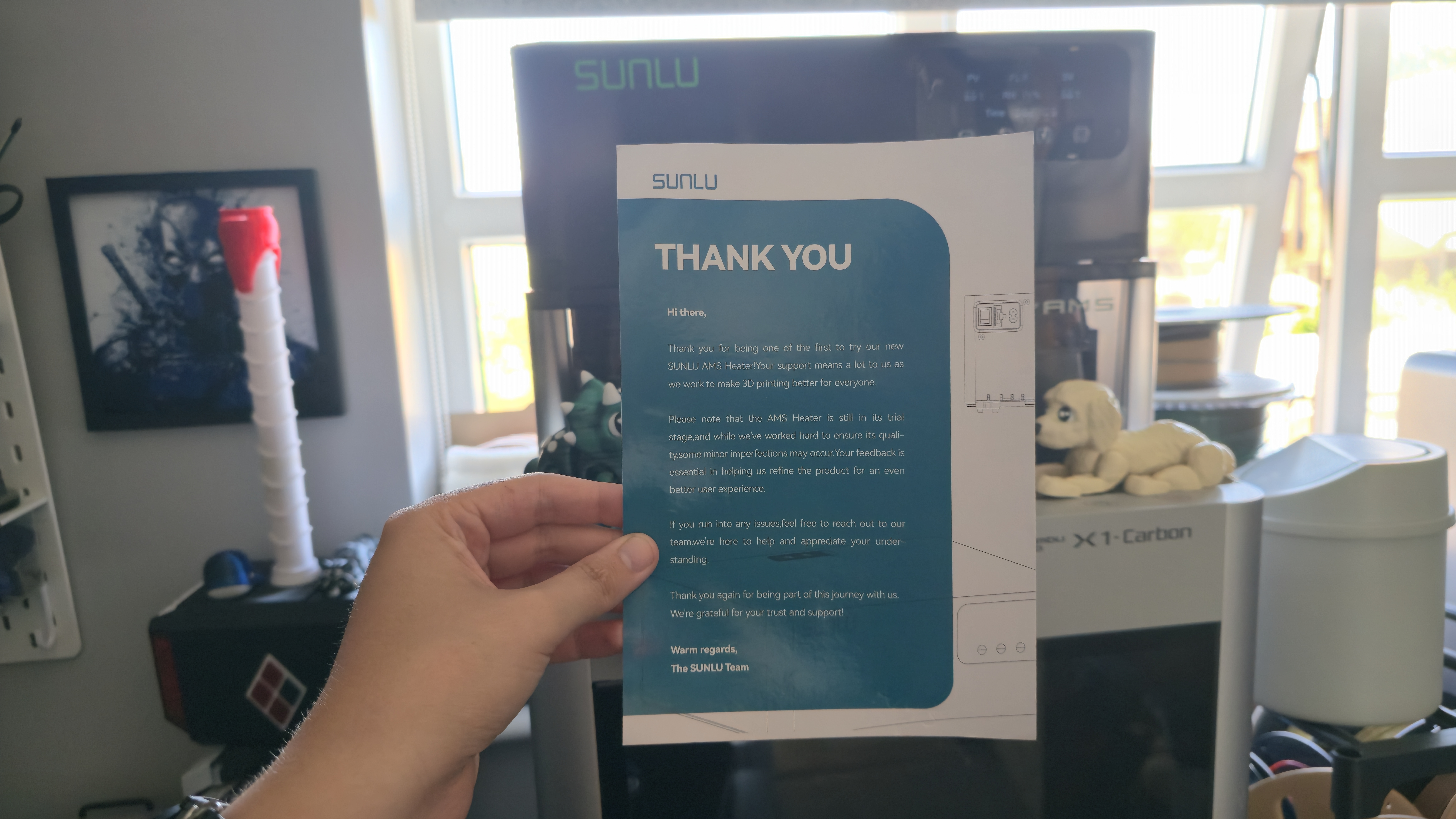 SUNLU AMS Heater quick review