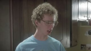 Jon Heder as Napoleon in his kitchen in Napoleon Dynamite