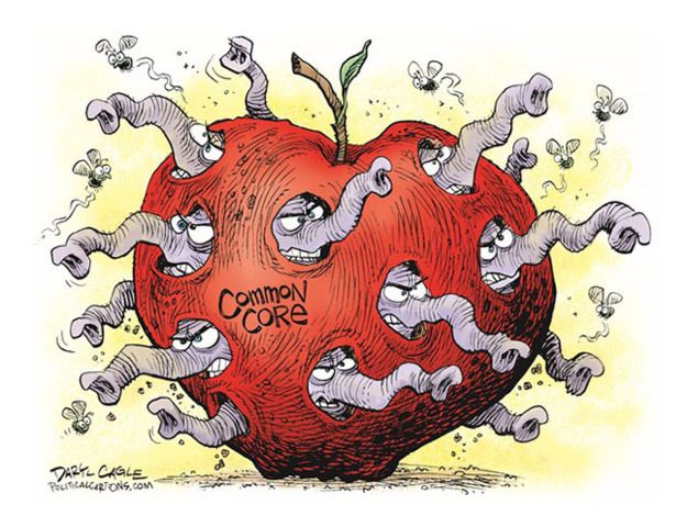 Political cartoon GOP common core