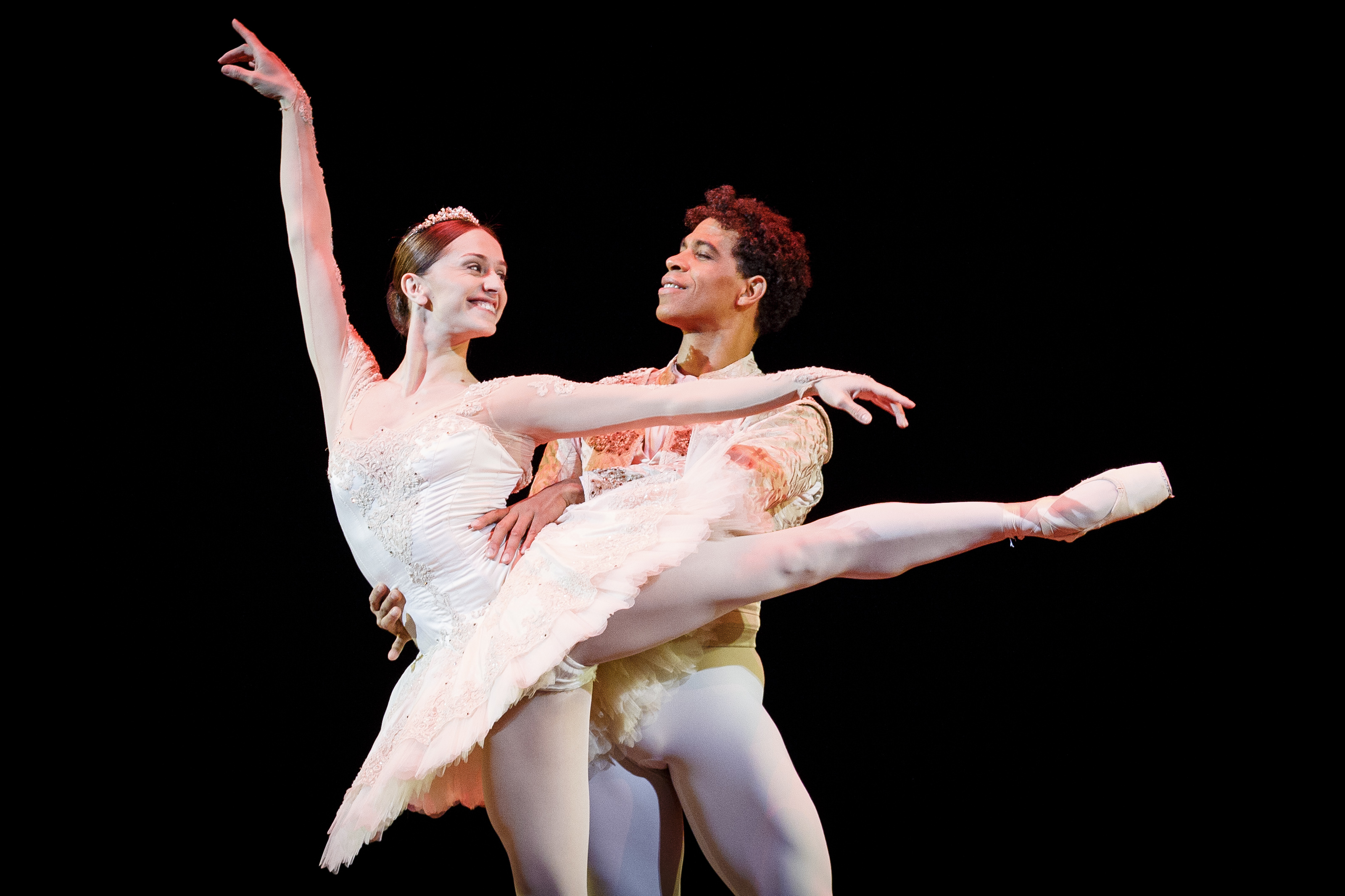 Carlos Acosta and Marianela Nunez perform a scene from Don Quixote at the dress reherasal of Carlos Acosta The Classical Farewell at Royal Albert Hall in 2016.