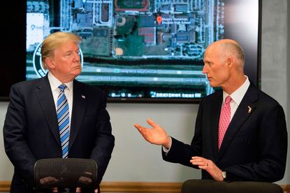 Donald Trump and Rick Scott.