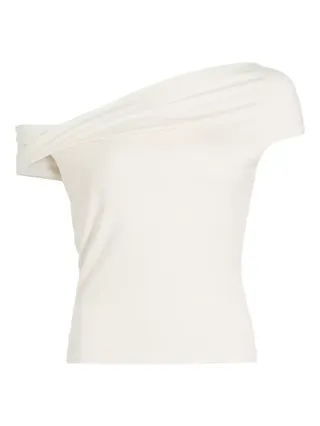 Cello One-Shoulder Ruched Top