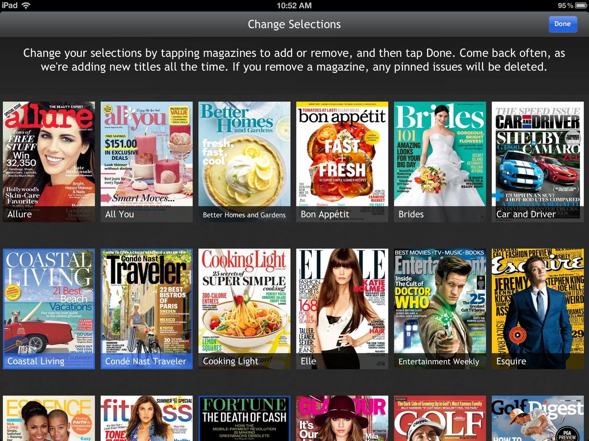 Newsstand vs. Next Issue vs. Zinio: magazine subscription apps for iPad ...