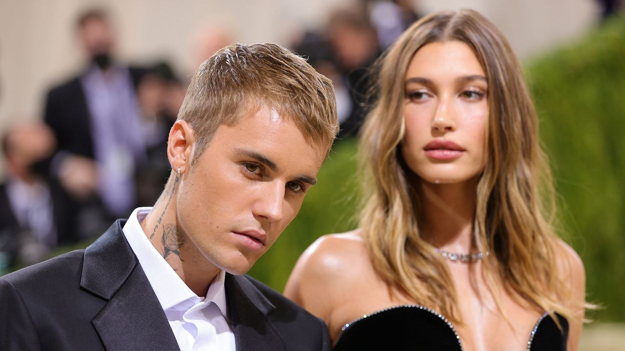 Justin and Hailey Bieber attend the Met Gala