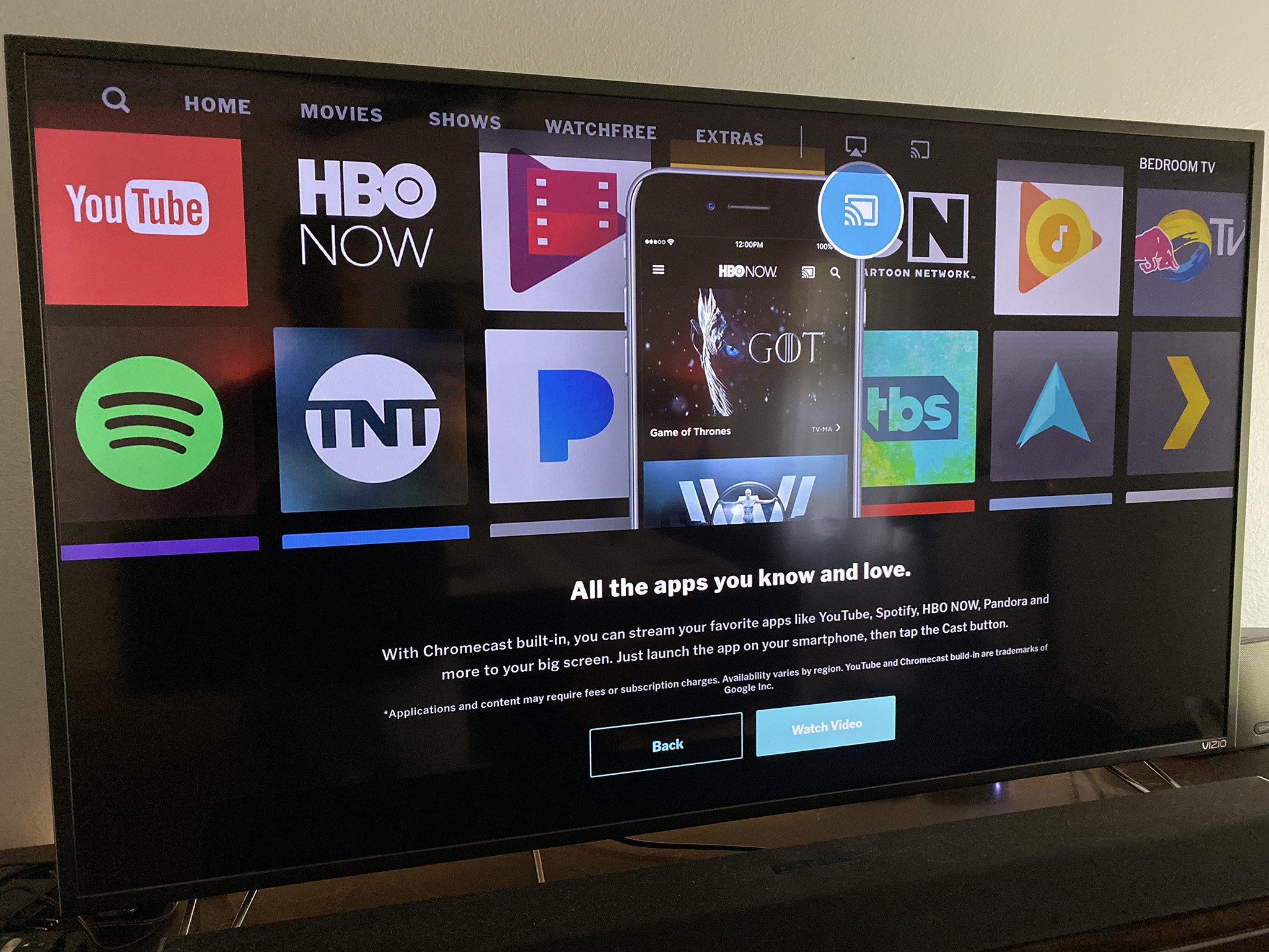 How to get hbo go sale on my vizio smart tv