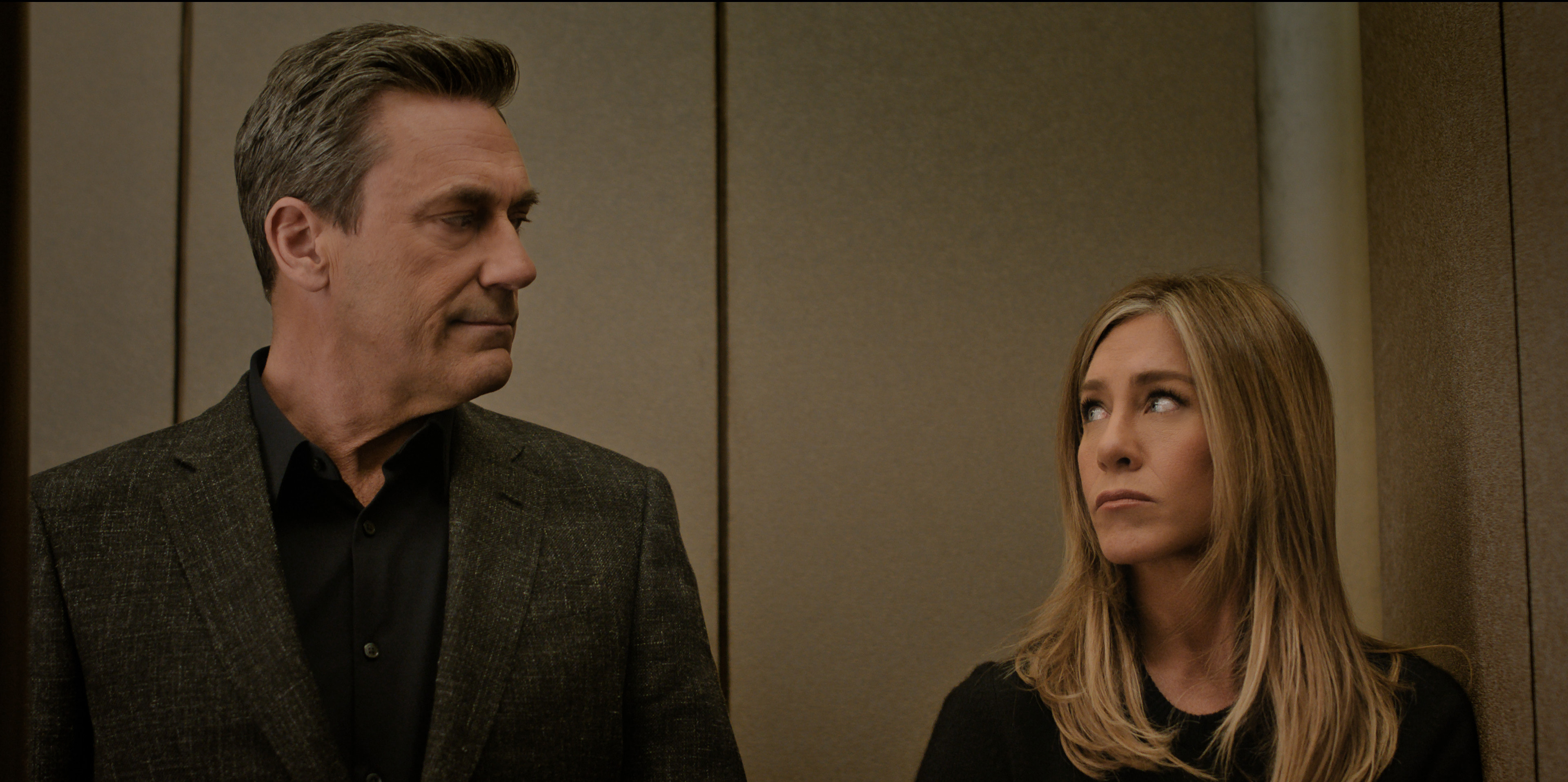 Jon Hamm and Jennifer Aniston