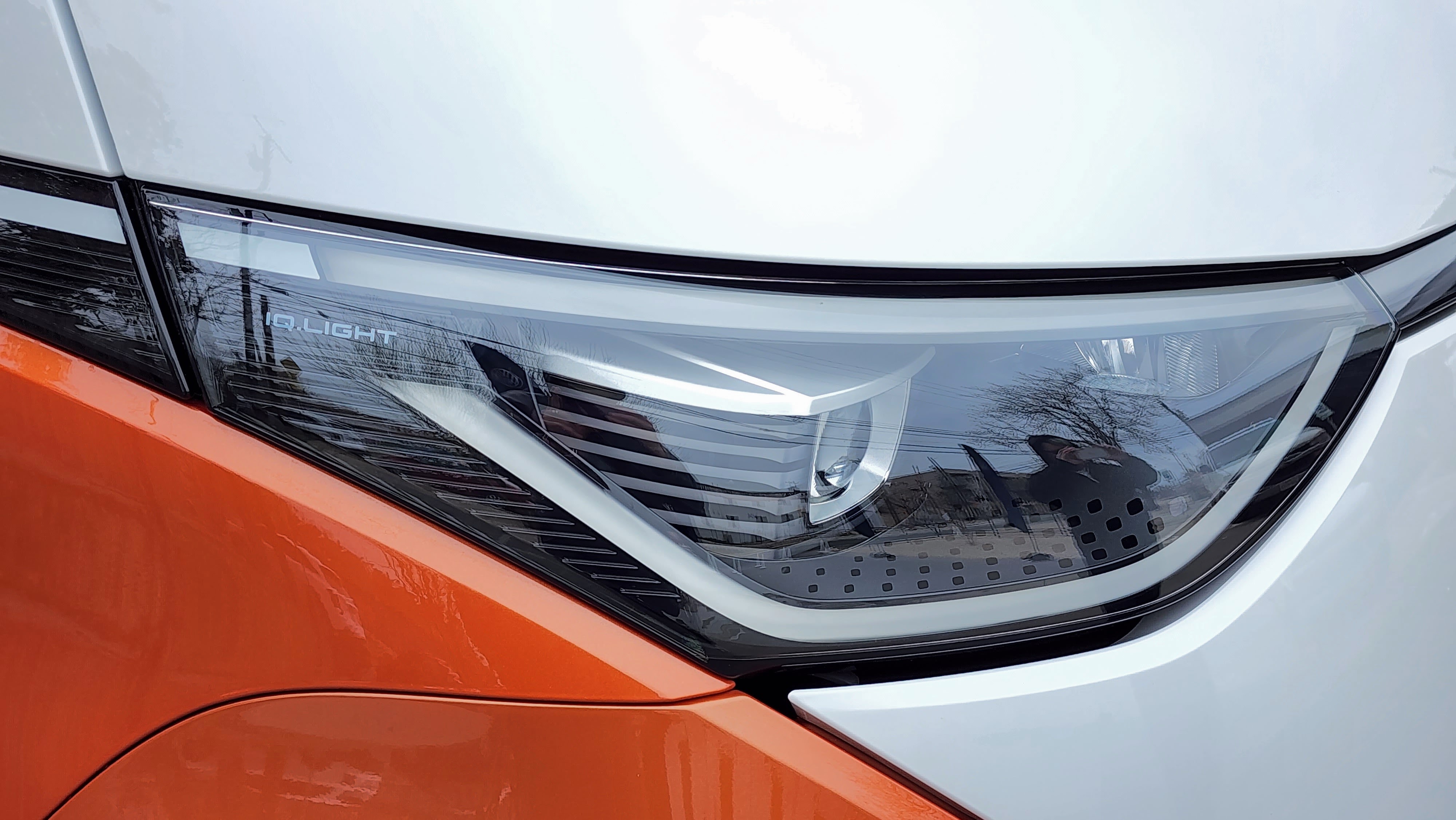 Close-up of headlights