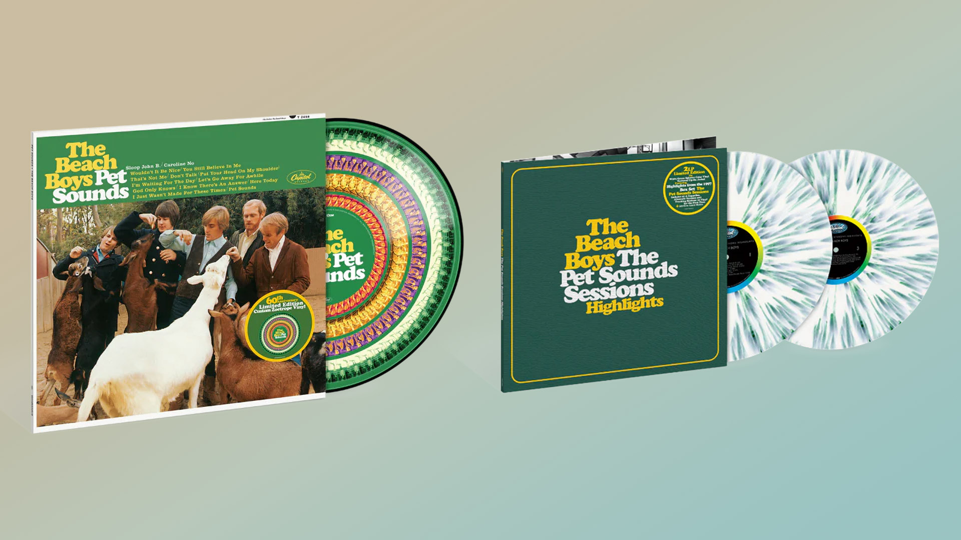 Pet Sounds vinyl records. 