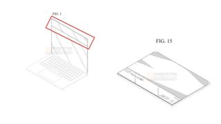 Samsung folding laptop display patent