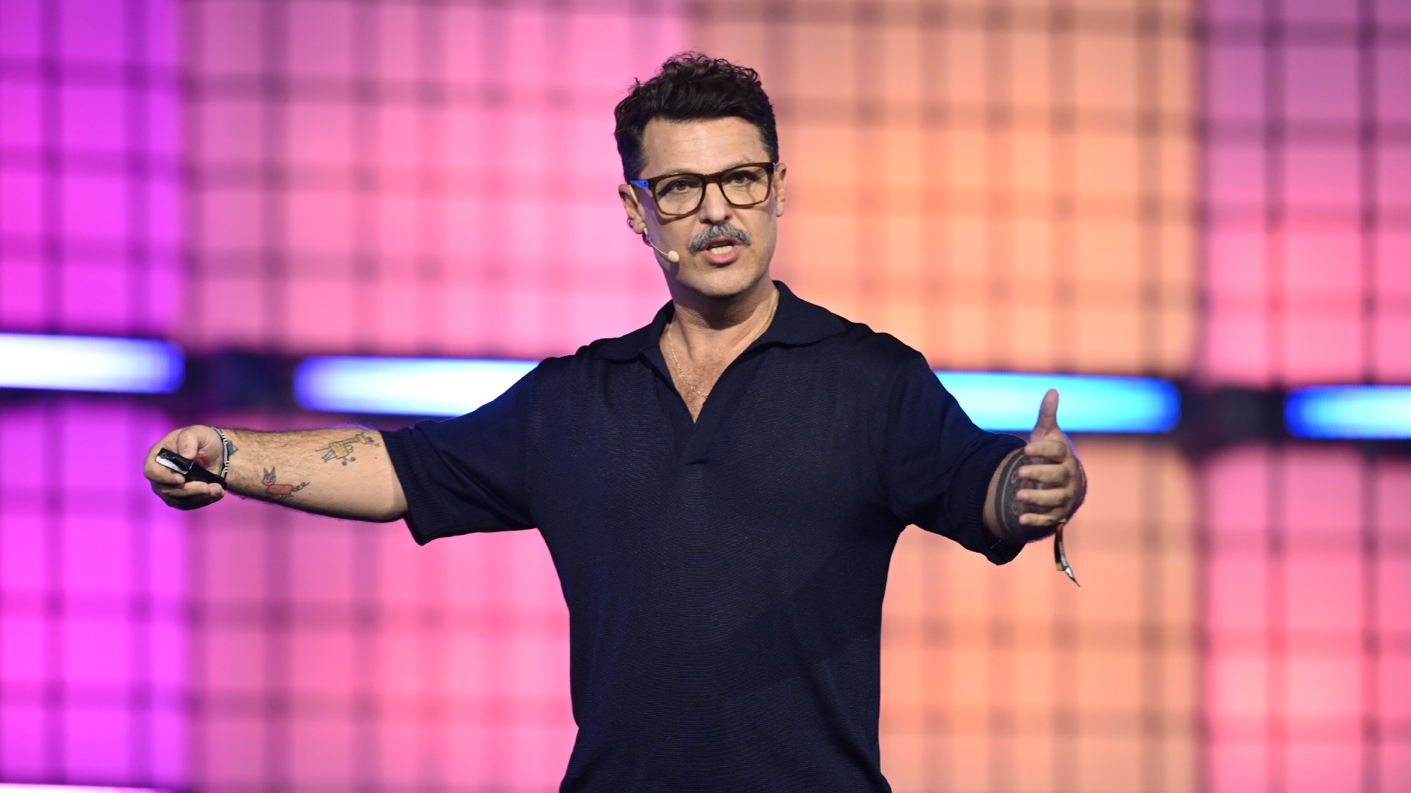 Christian R&ocirc;&ccedil;as, Head of Community, Influencers &amp; Talent, OpenAI, speaking at Web Summit Rio 2026 in Rio de Janeiro, Brazil