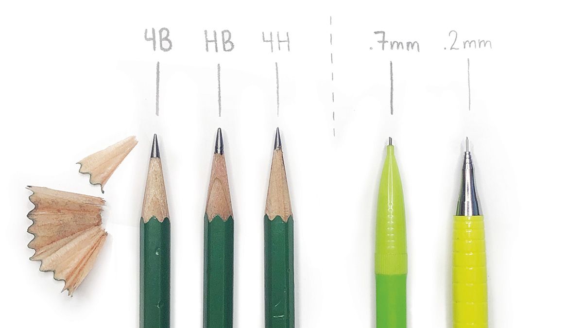 drawing pencils guide