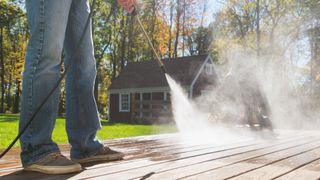 How to clean decking
