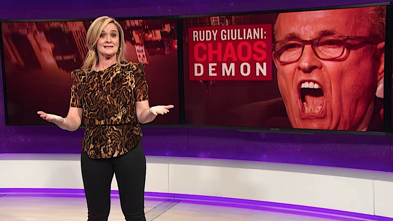 Samantha Bee says Giuliani is winning the &amp;quot;spygate&amp;quot; PR war