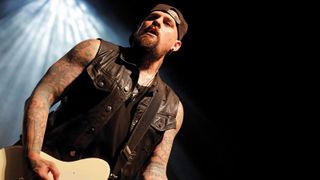 Good Charlotte guitarist Benji Madden performs in Germany in 2016