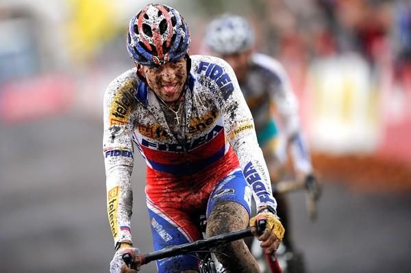 Zdenek Stybar (Telenet Fidea) looked on track for victory with a strong early race surge.