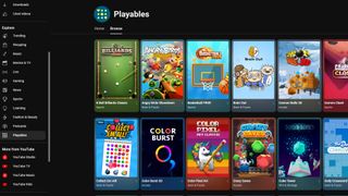 YouTube's playables