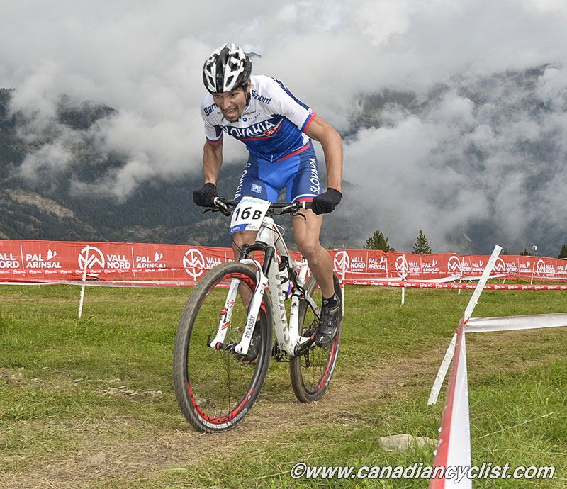 Michal Lami had a strong ride to move Slovakia up to 4th