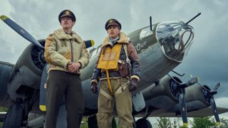 Masters Of The Air on Apple TV Plus stars Austin Butler and Callum Turner as US Air Force pilots in World War Two.