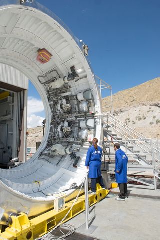 Systems Go for SLS Boosters Qualification Motor Test