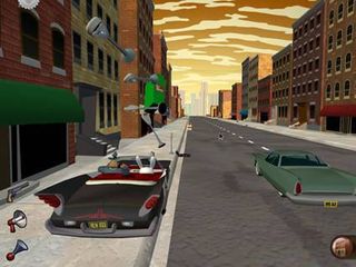The point-and-click comedy adventure series also has some Grand Theft Auto-inspired gameplay where Sam and Max going tearing through the neighborhood in their vintage 1960 DeSoto.