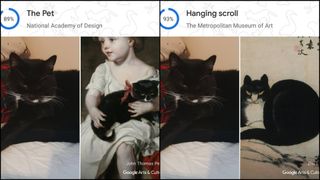 Examples from Google Arts and Culture Pet Portraits mode