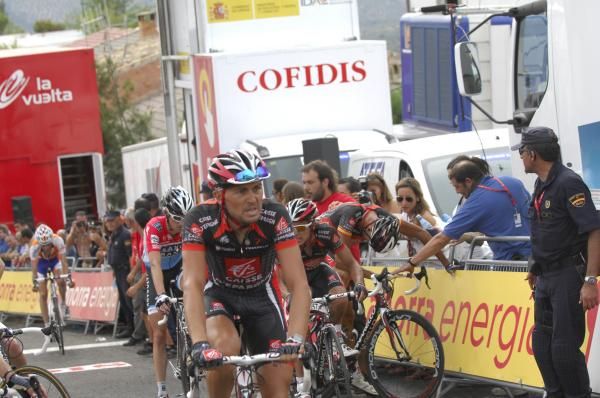 Marzio Bruseghin's (Caisse d'Epargne) expression shows how tough that final climb was.