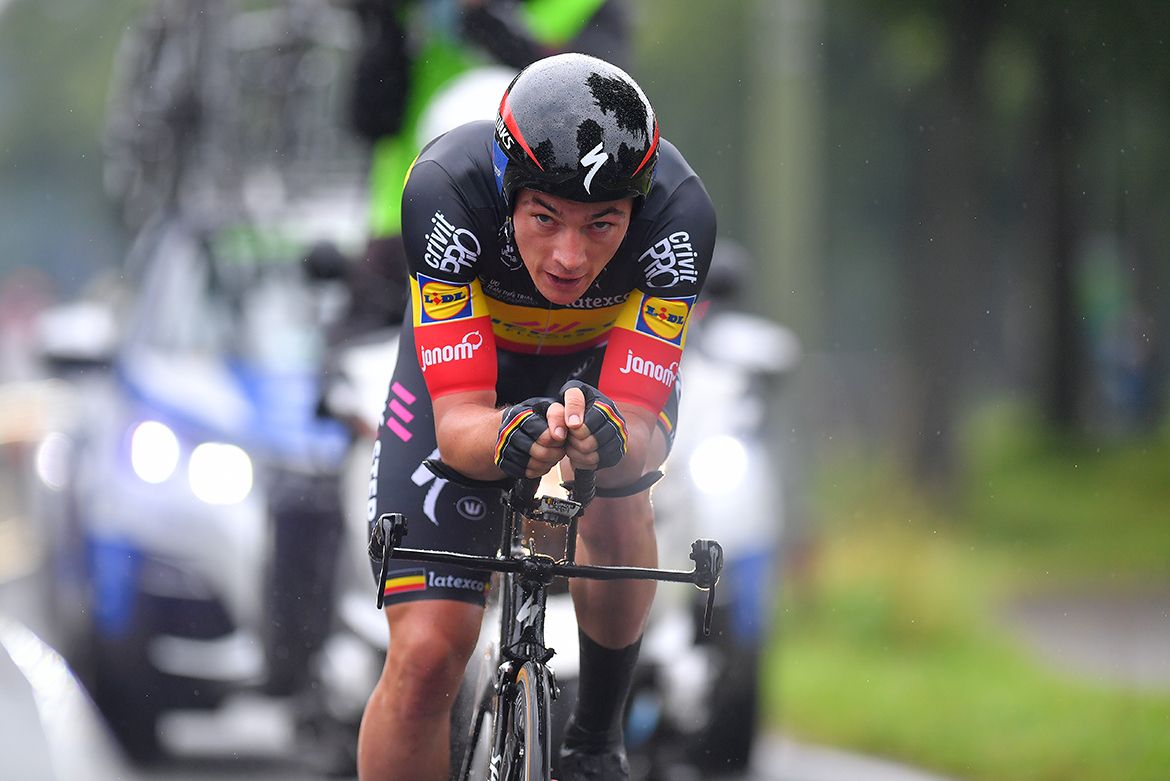 Belgian champion Yves Lampaerts with a strong ride