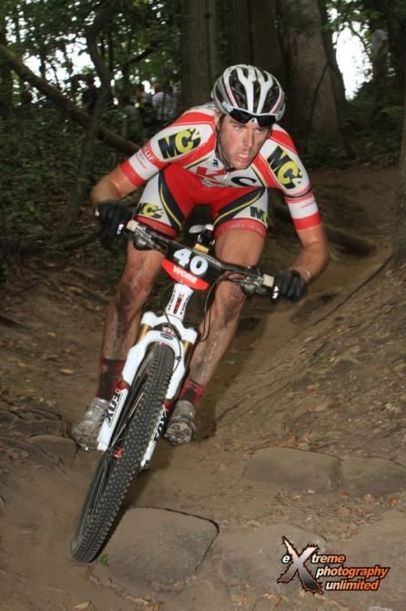 Joseph Maloney (KS Energy Services/ Team Wisconsin) takes an early lead