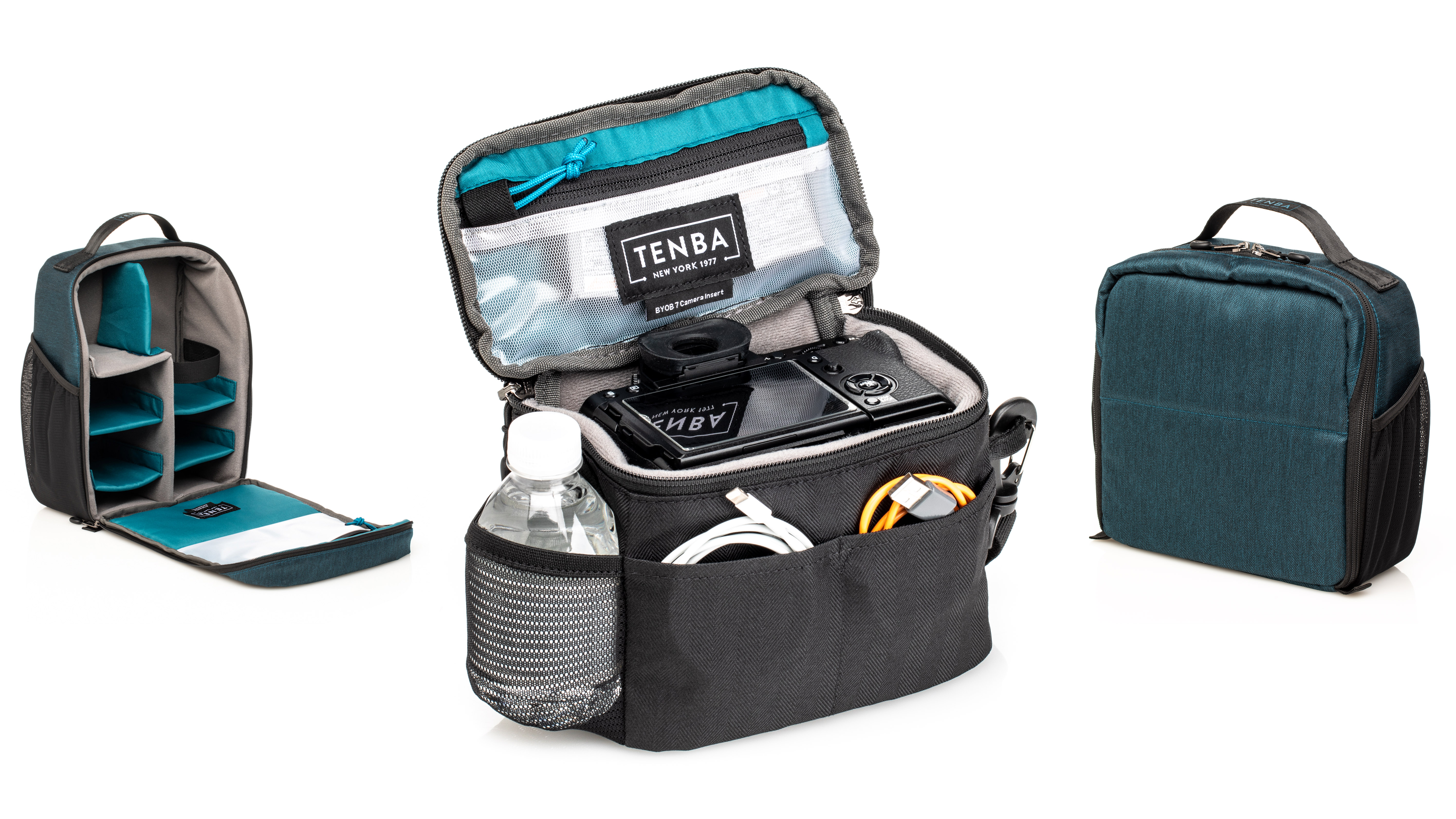 -Turn a backpack into a camera bag BLUE TENBA TOOLS BYOB 10 DSLR BACKPACK INSERT 