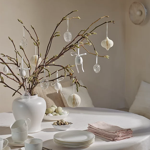 Swirl and Spots Glass Egg Decorations &amp;ndash; Set of 6 | Decorative Acces...