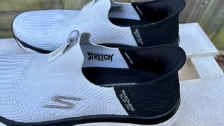 a photo of the upper of the Skechers Slip-in Max Cushioning Smooth