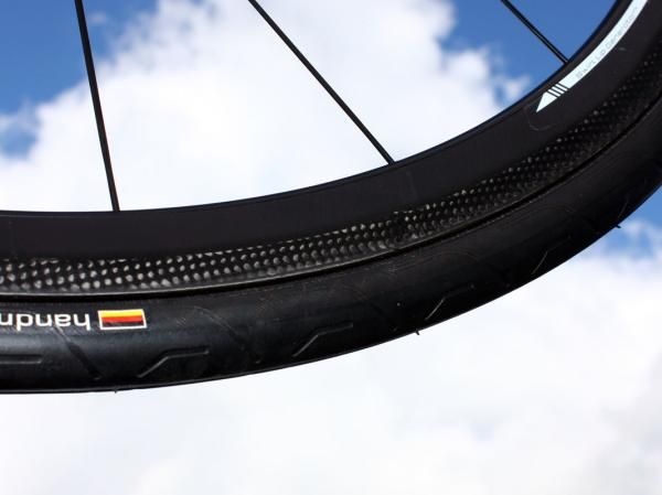 Reynolds' updated brake track supposedly dissipates heat twice as well as the old track.