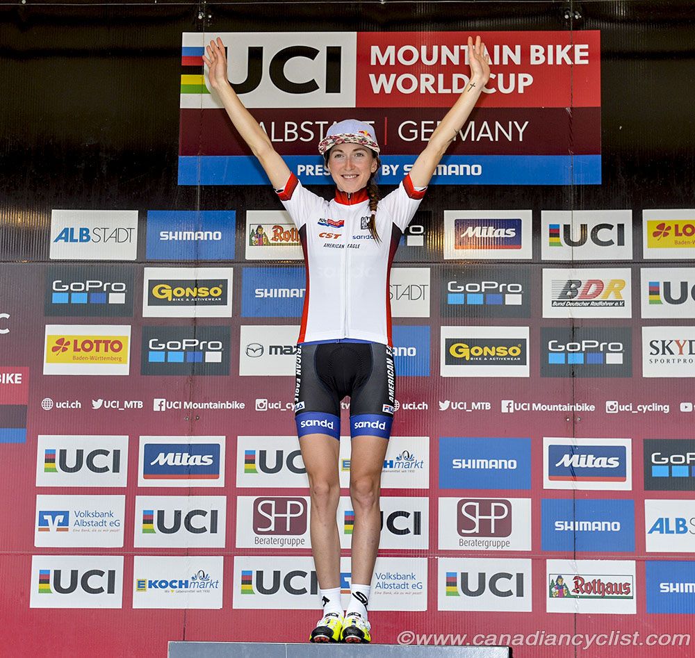 World Cup leader Yana Belomoina