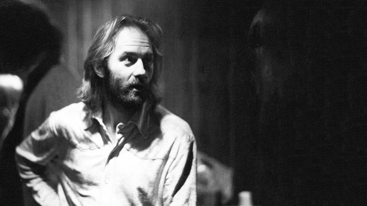 Roy Harper backstage at Kilburn Empire State, London, 1976