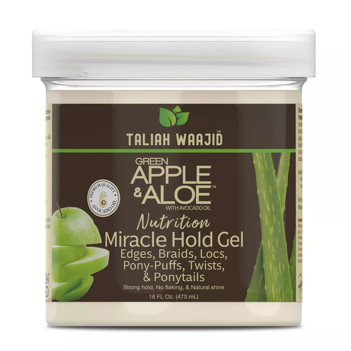 Taliah Waajid Apple Aloe Miracle Hold Gel - 16 Fl Oz