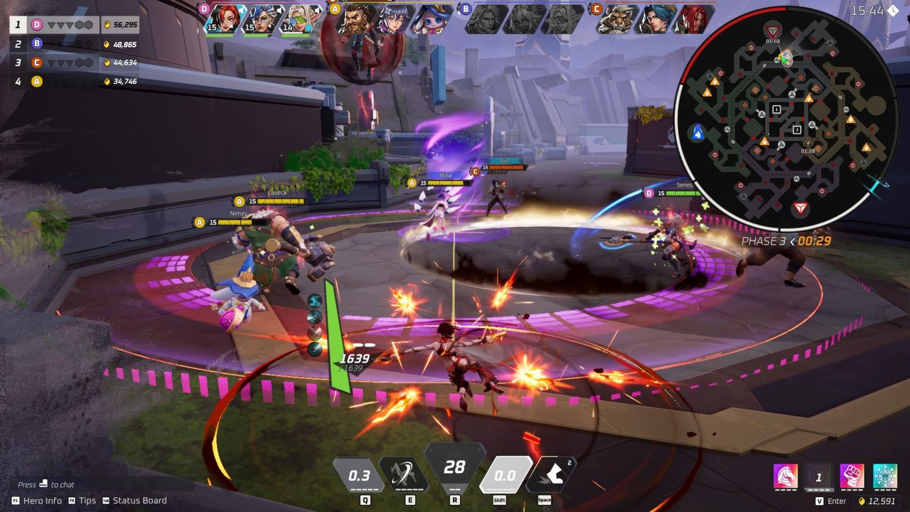 gameplay screenshots from Project Zeta