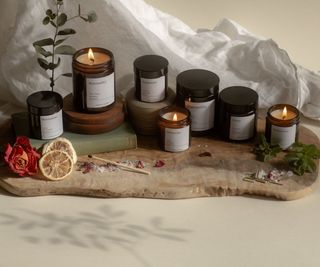 Aromatherapy candles