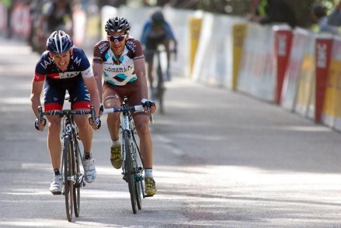 Mathias Frank (IAM Cycling) outsprinted Jean-Christophe Peraud (AG2R La Mondiale) to win the final stage at Crit&eacute;rium International