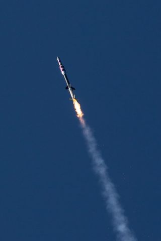 The sounding rocket launch and parachute deployment on Sept. 7, 2018, went smoothly.