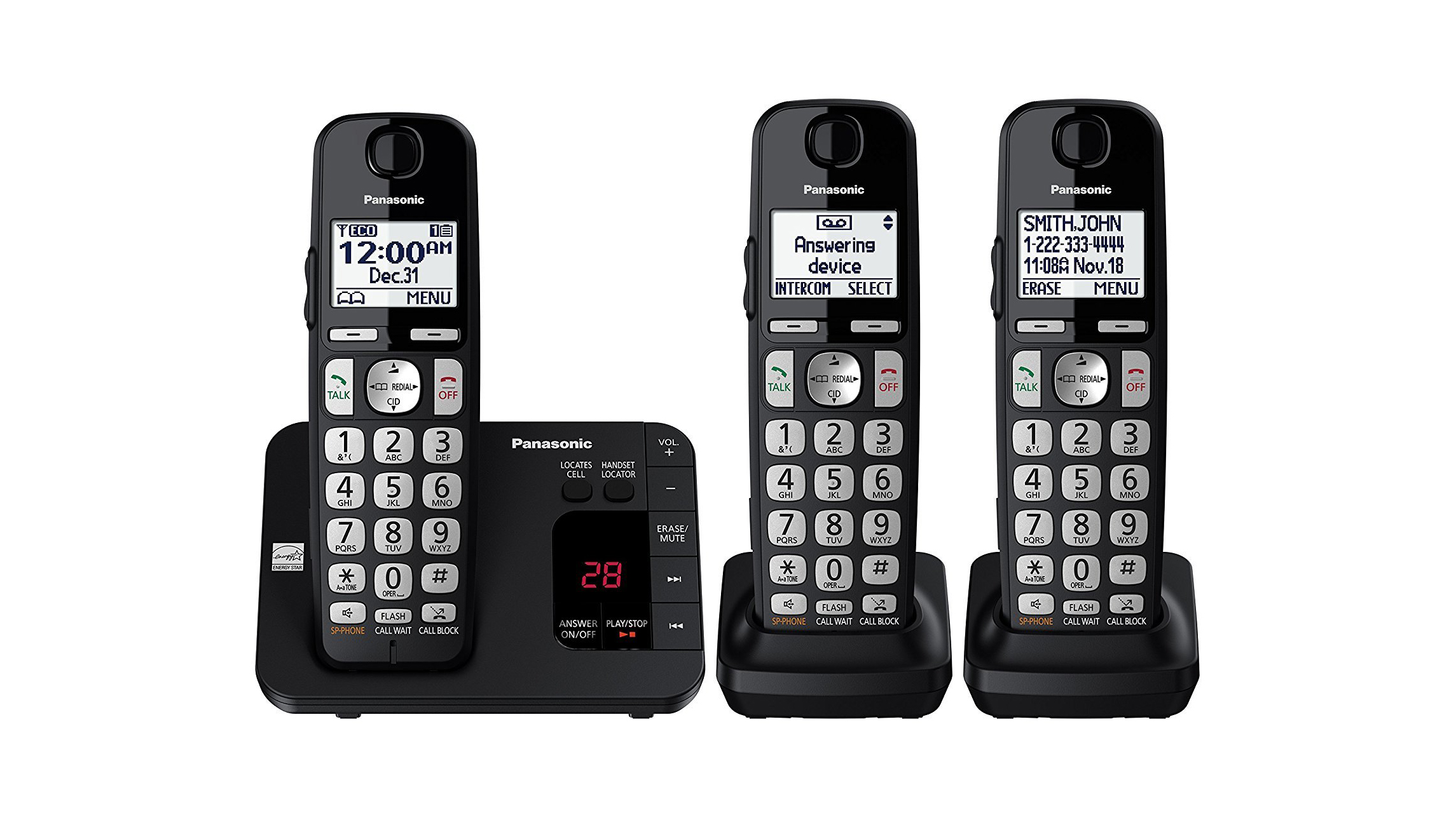 best cordless phone: Panasonic KX-TGE433B