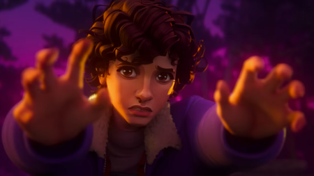 Eleven in Stranger Things: Tales From '85