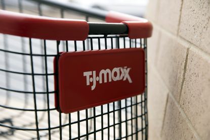 A TJ Maxx shopping cart 