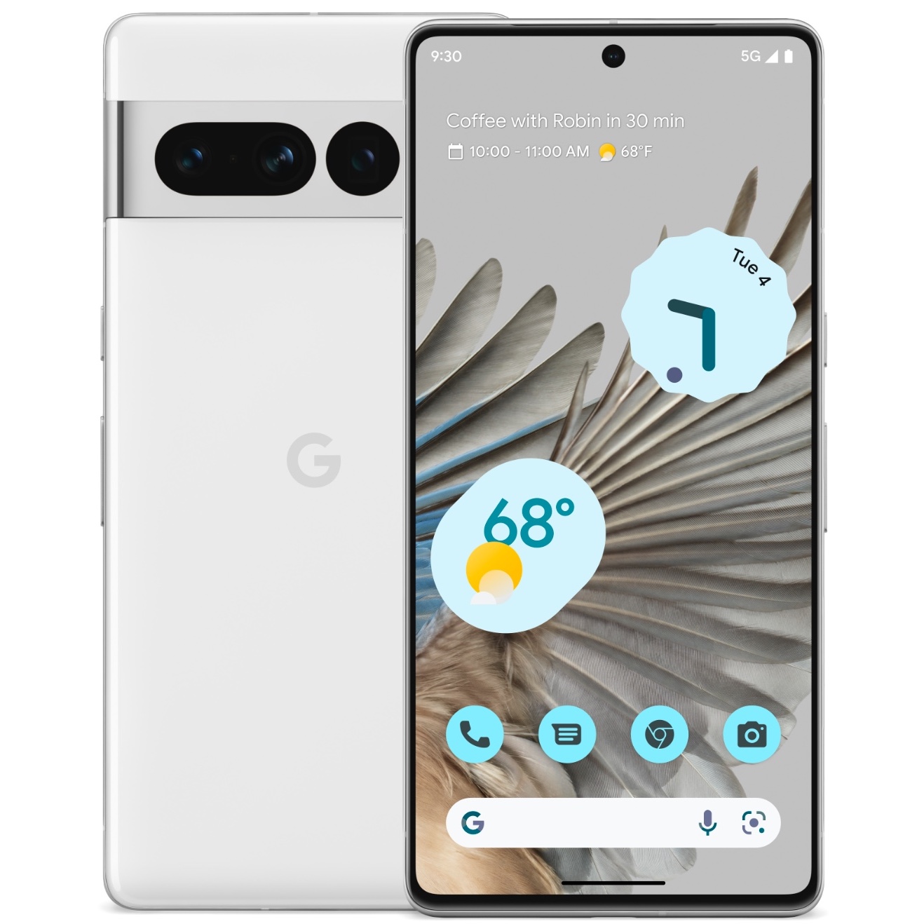 Google Pixel 7 Pro em branco