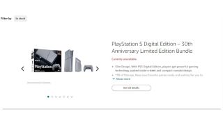 Amazon PS5 30th Anniversary Edition listing page