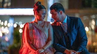 Harry Virdee and his wife Saima before they attend a family wedding