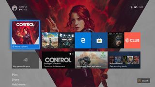 Xbox One February 2020 Home Menu