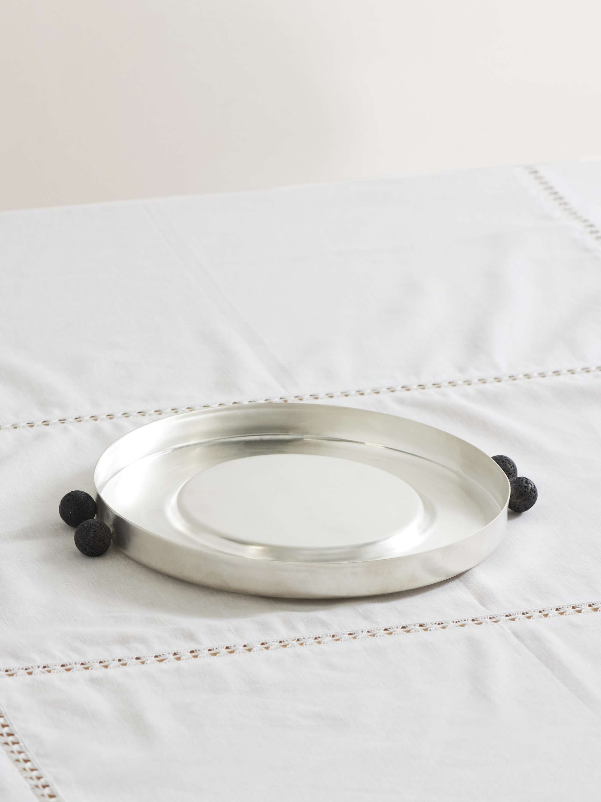 Lava Silver-Plated Plate