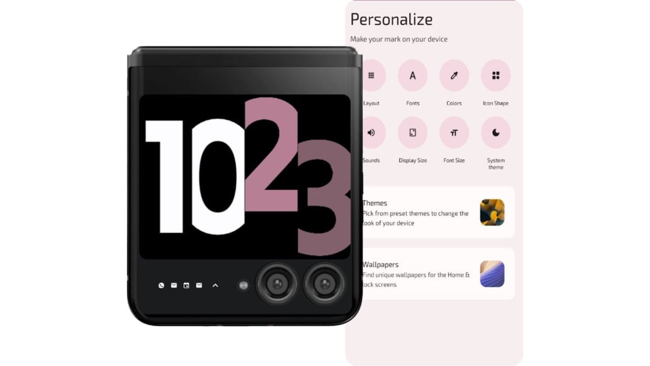 Alleged marketing material from the Motorola Razr Ultra 2023.