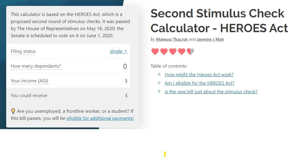 Stimulus check calculator Find out how much money you get Tom's Guide