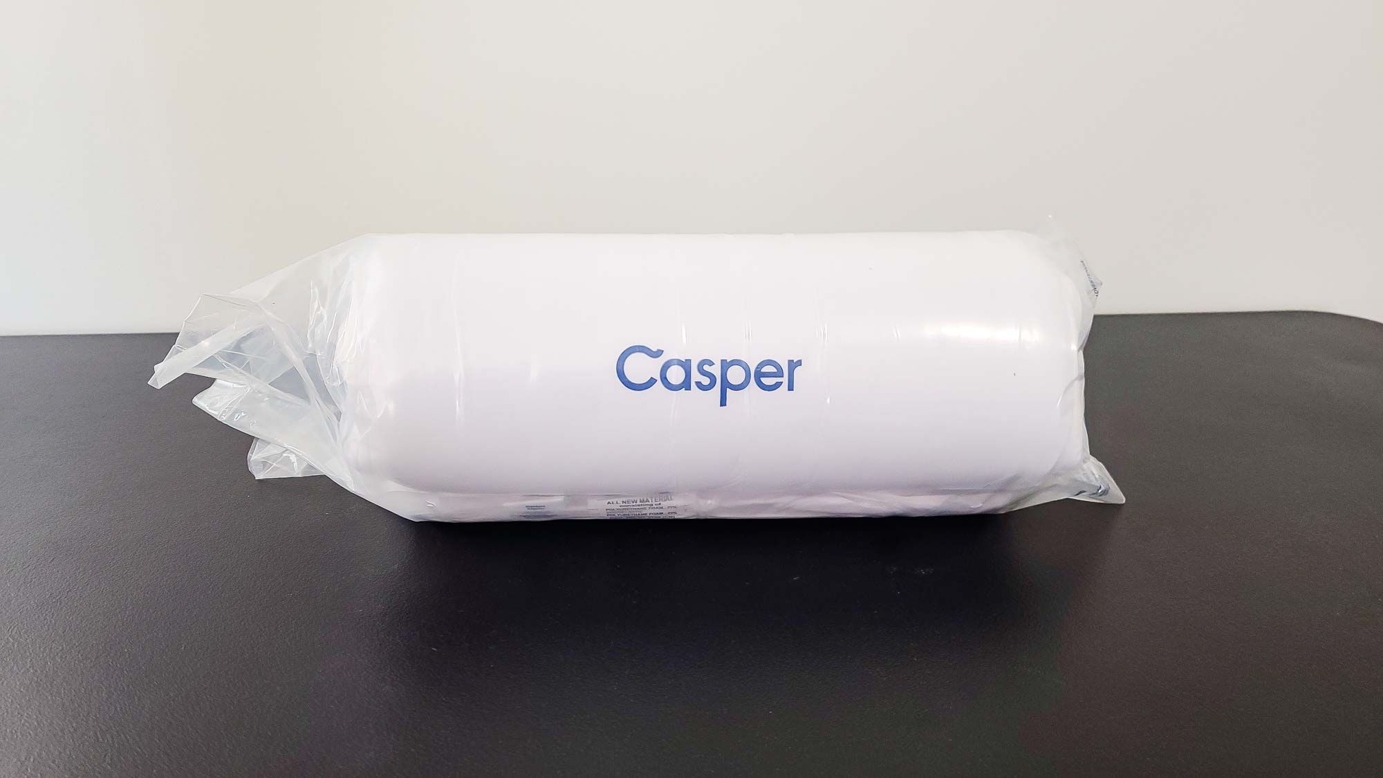 Oreiller en mousse Casper avec technologie Snow dans un sac en plastique